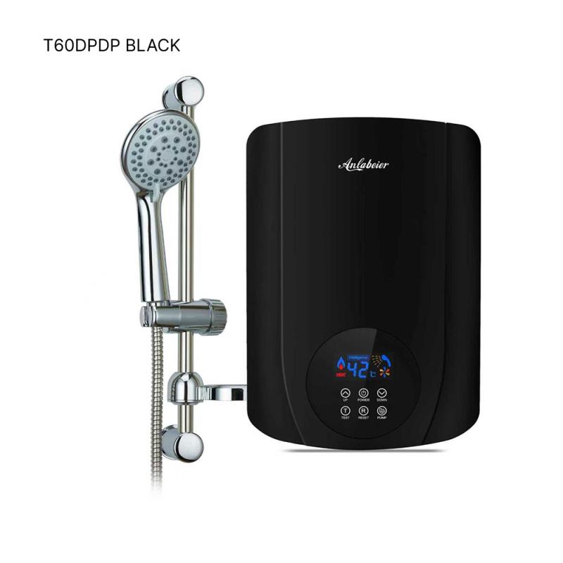 Anlabeier instant heater 6.0kw T60DP-B/W/ With Bracker+Box COLOR-WHITE/BLACK