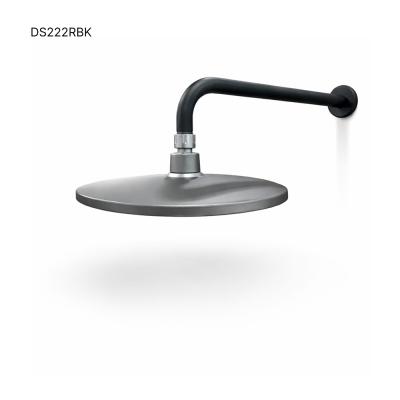 Head Shower Round & Arm Black- DS222R BK