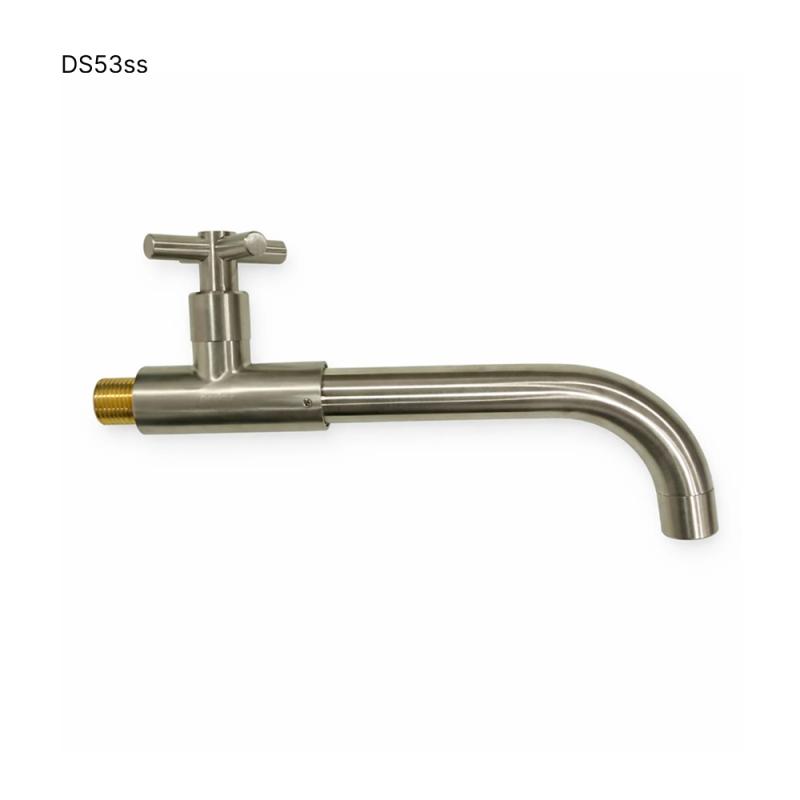Bib Tap Long Body Lever S/s- DS53SS