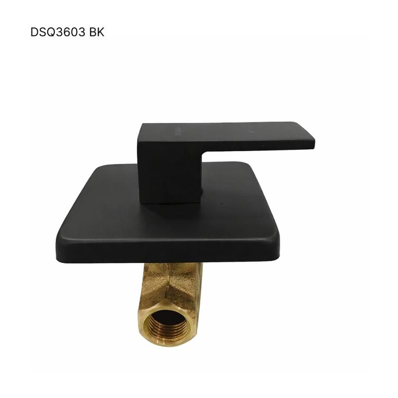 Concealed Valve Square Black  DSQ3603 BK