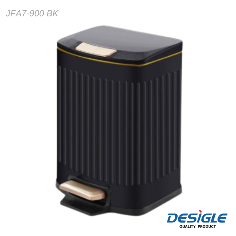 Pedal Bin With Bucket 9L - JF A7-900 BK