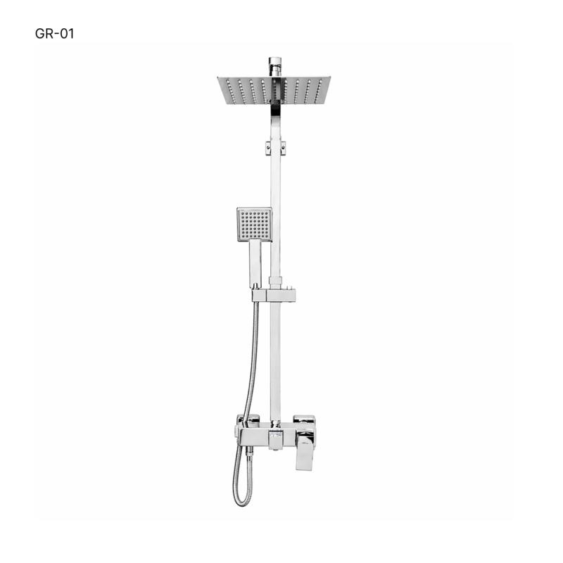 Combination Shower Mixer Square - GR01