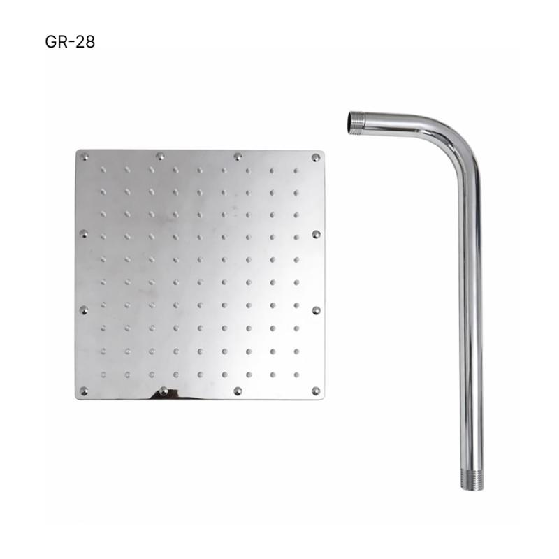 Head Shower Square Glacier - GR-28