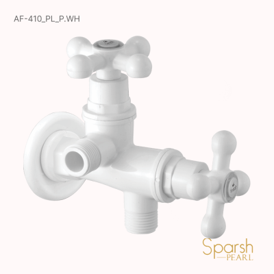 alfa Two Way Angle Valve White - AF-410