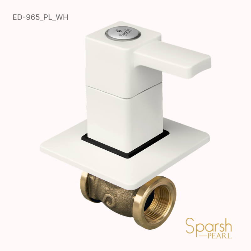Edge Concealed Valve 15mm White  ED-965