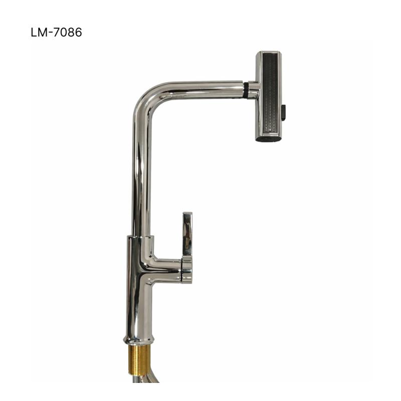 Sink Mixer Pull Out Chrome Leo - LM-7086
